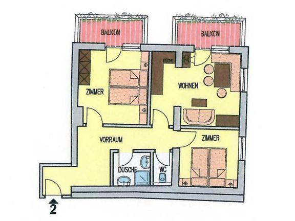 Apartment 2 Layout 